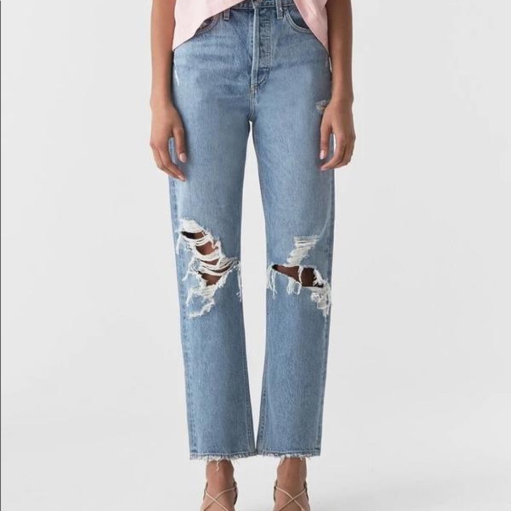 Agolde -90s Mid Rise Loose Fit In Fallout